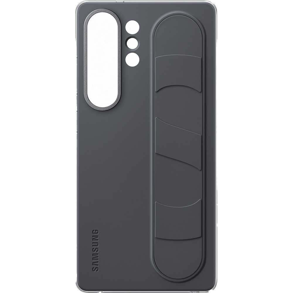 Husa telefon SAMSUNG Standing Grip Case pentru Galaxy S25 Ultra, EF-GS938CBEGWW, negru