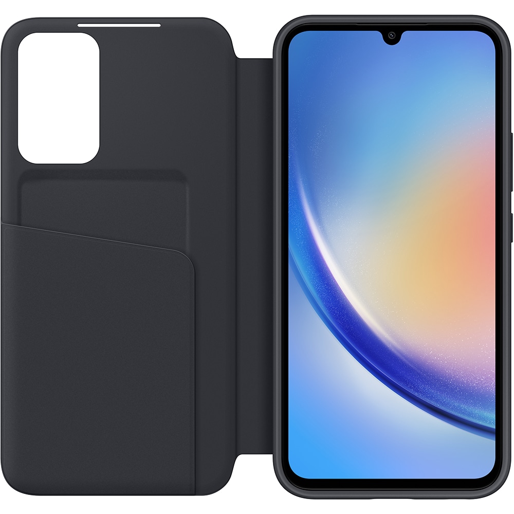 Husa SAMSUNG Smart View Wallet pentru Galaxy A34, EF-ZA346CBEGWW, Black