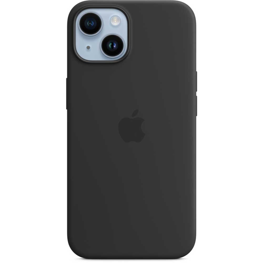 Husa telefon APPLE Silicone Case cu MagSafe - Midnight pentru iPhone 14 Plus, MPT33ZM/A