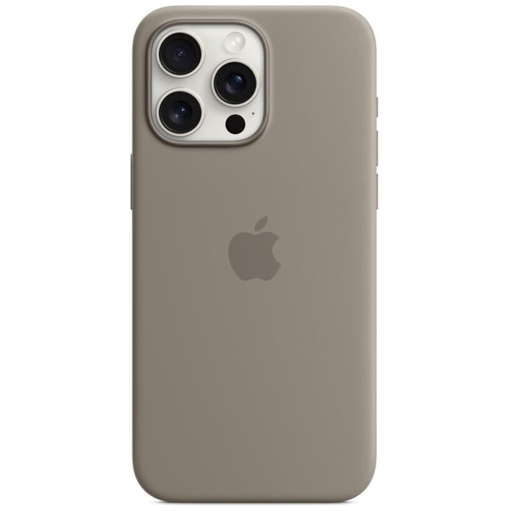 Husa telefon APPLE iPhone 15 Pro Max Silicone Case cu MagSafe - Clay, MT1Q3ZM/A