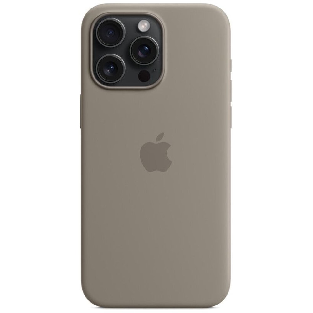 Husa telefon APPLE iPhone 15 Pro Max Silicone Case cu MagSafe - Clay, MT1Q3ZM/A