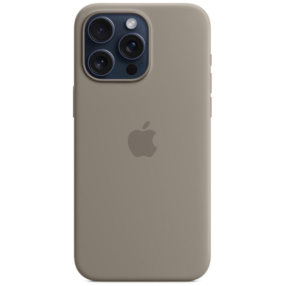 Husa telefon APPLE iPhone 15 Pro Max Silicone Case cu MagSafe - Clay, MT1Q3ZM/A