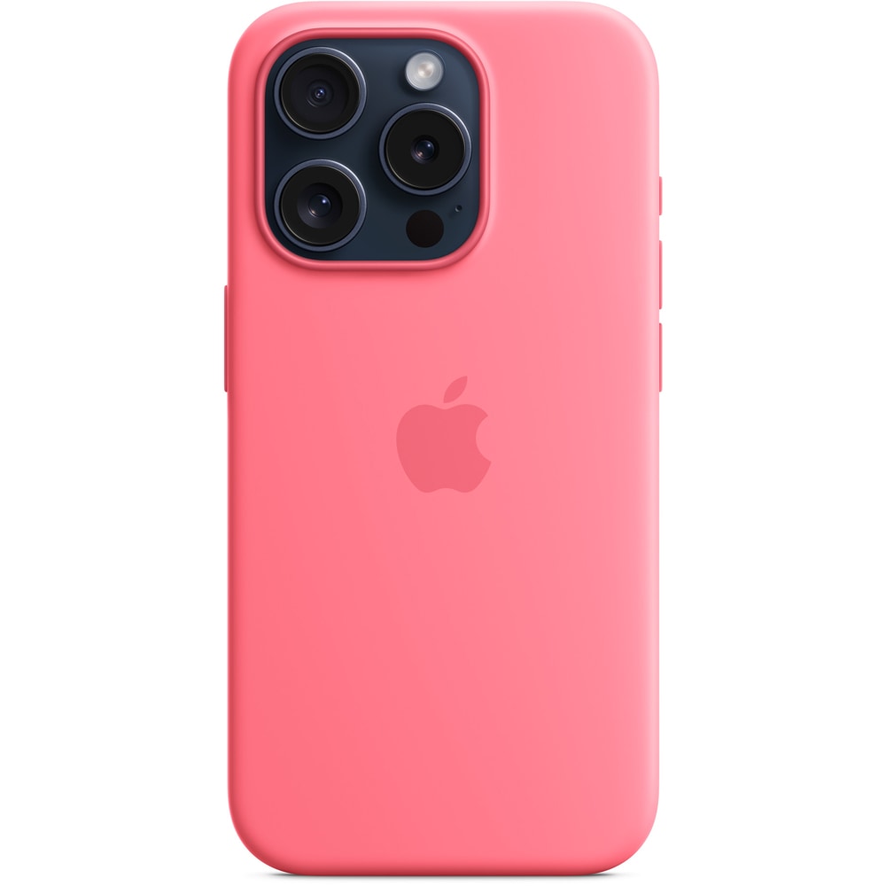 Husa telefon APPLE iPhone 15 Pro Silicone Case cu MagSafe - Pink, MWNJ3ZM/A