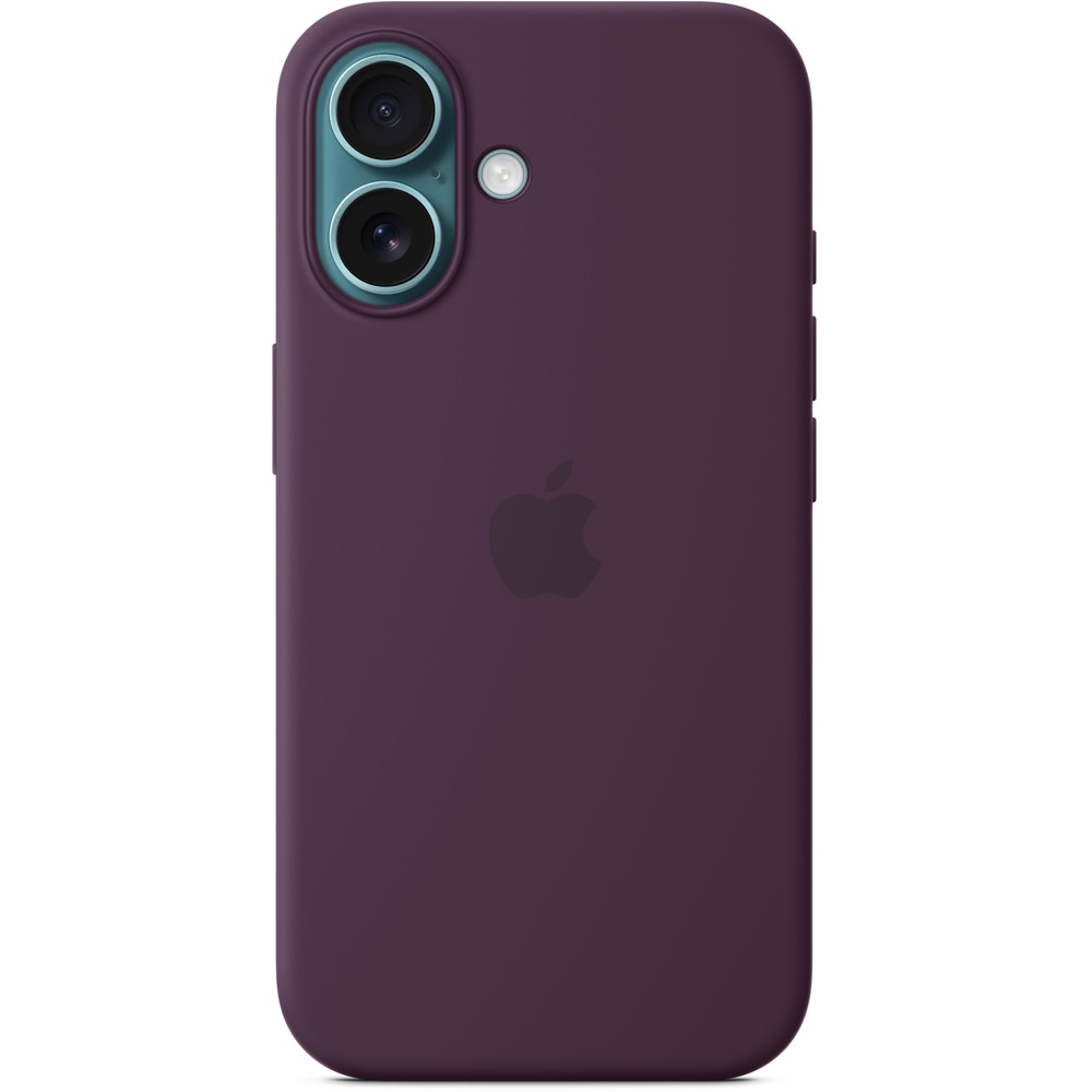 Husa telefon APPLE iPhone 16 Silicone Case cu MagSafe - Plum, MYY43ZM/A