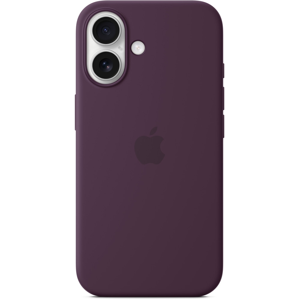 Husa telefon APPLE iPhone 16 Silicone Case cu MagSafe - Plum, MYY43ZM/A