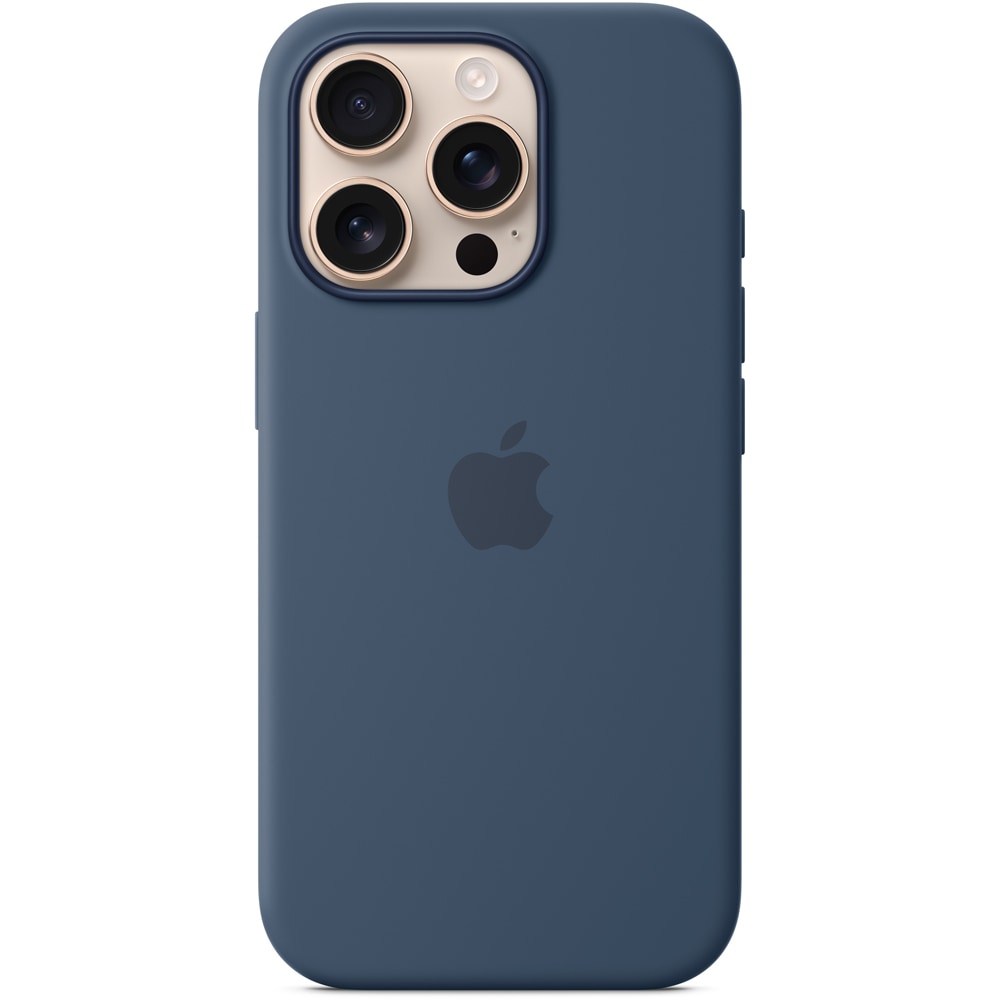 Husa telefon APPLE iPhone 16 Pro Silicone Case cu MagSafe - Denim, MYYK3ZM/A