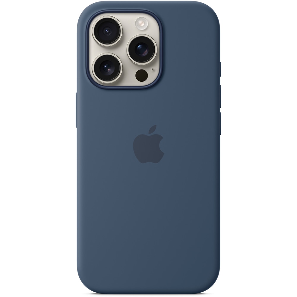 Husa telefon APPLE iPhone 16 Pro Silicone Case cu MagSafe - Denim, MYYK3ZM/A