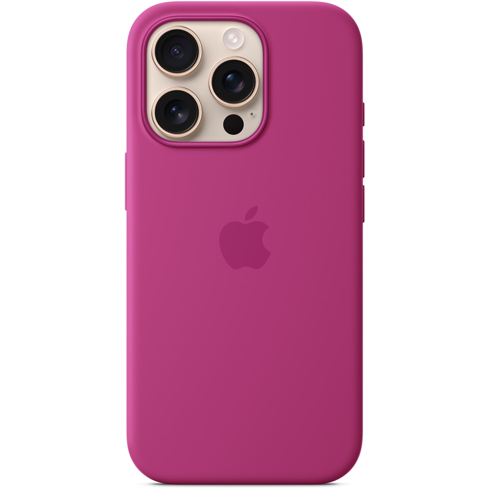 Husa telefon APPLE iPhone 16 Pro Silicone Case cu MagSafe - Fuchsia, MYYN3ZM/A