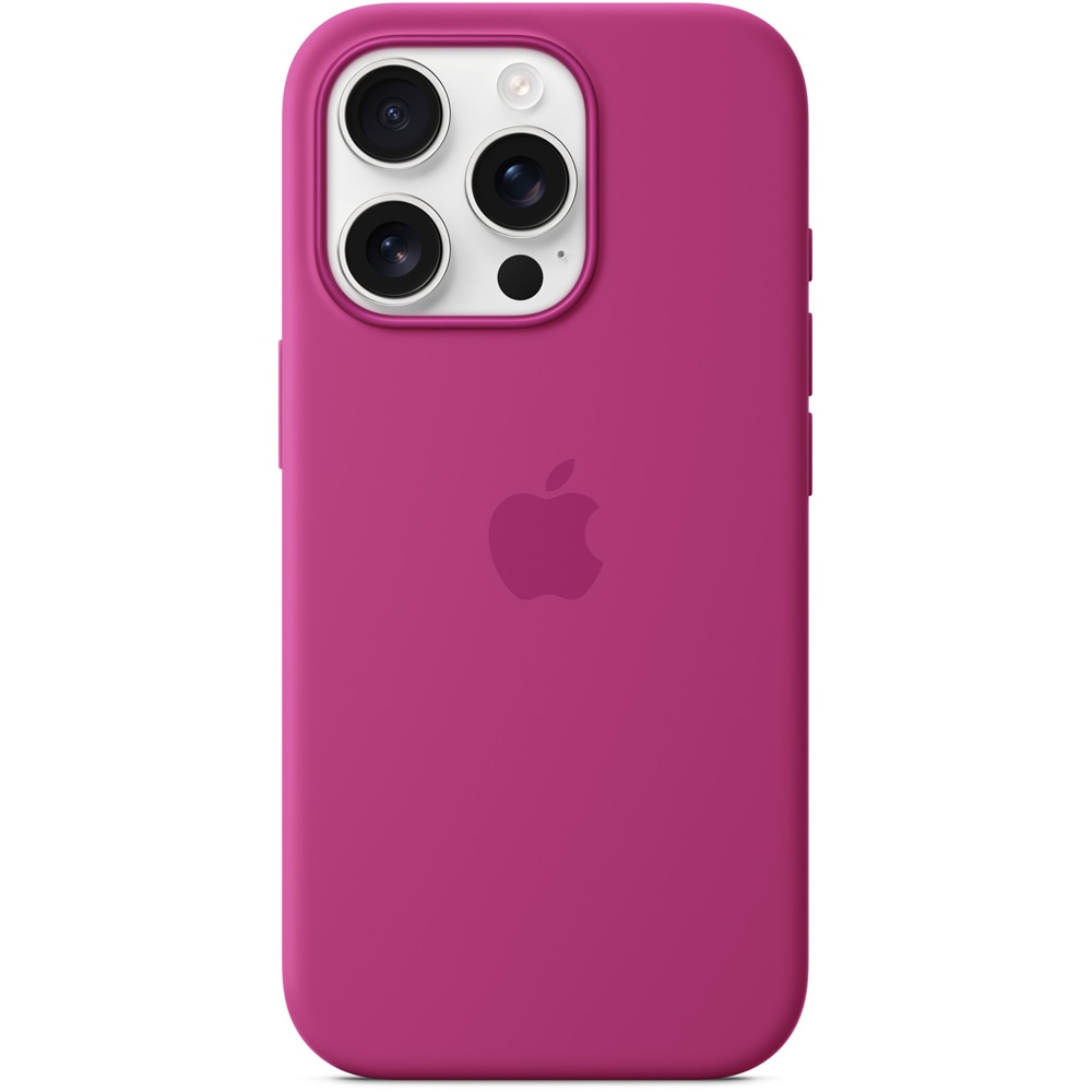 Husa telefon APPLE iPhone 16 Pro Silicone Case cu MagSafe - Fuchsia, MYYN3ZM/A