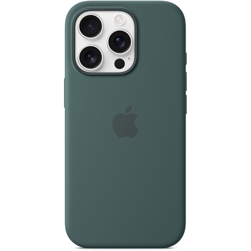Husa telefon APPLE iPhone 16 Pro Silicone Case cu MagSafe - Lake Green, MYYR3ZM/A