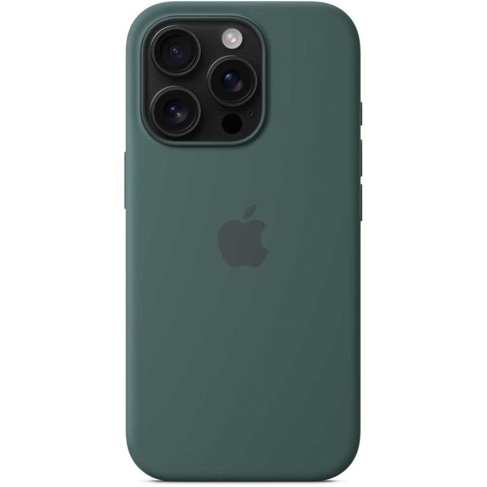 Husa telefon APPLE iPhone 16 Pro Silicone Case cu MagSafe - Lake Green, MYYR3ZM/A