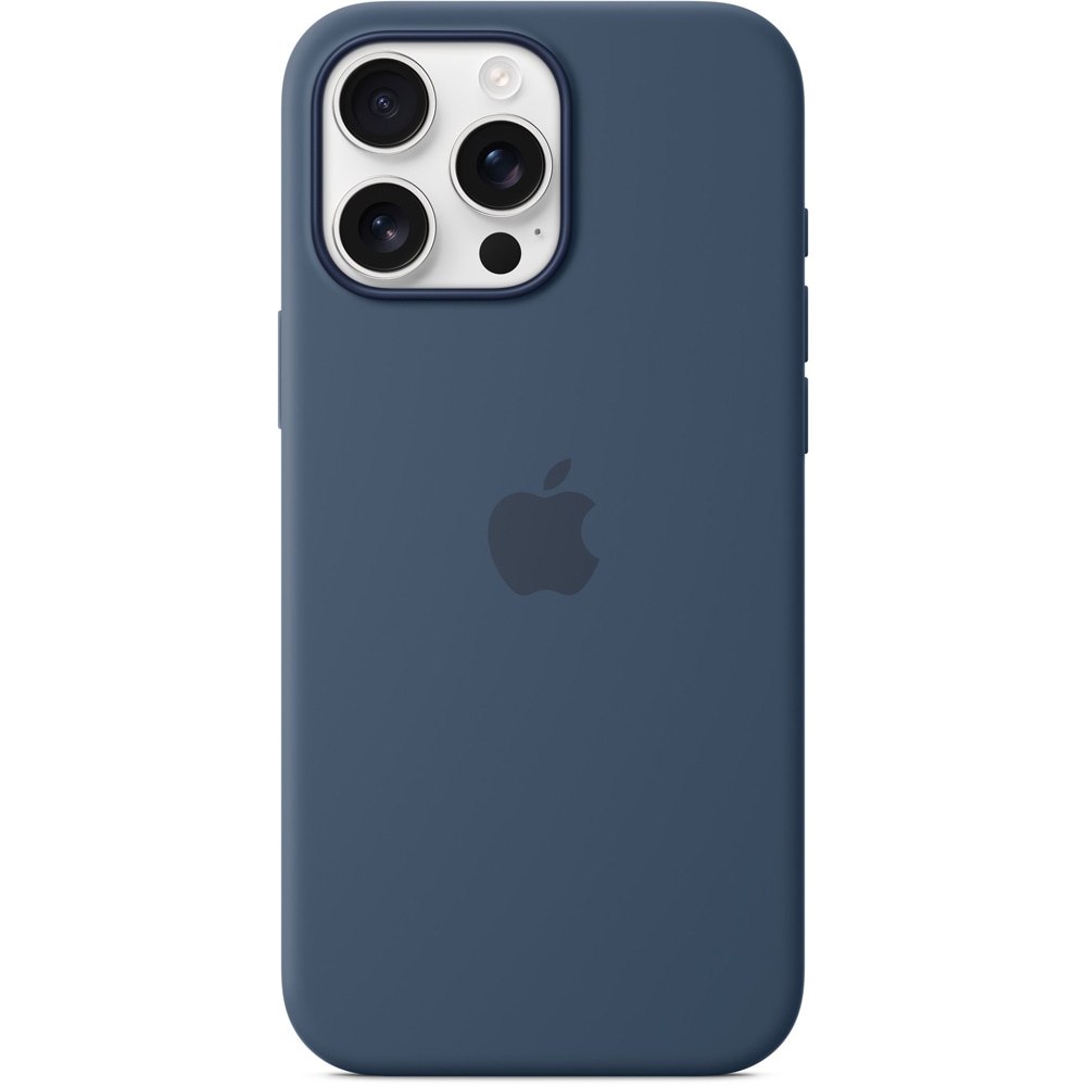Husa telefon APPLE iPhone 16 Pro Max Silicone Case cu MagSafe - Denim, MYYU3ZM/A