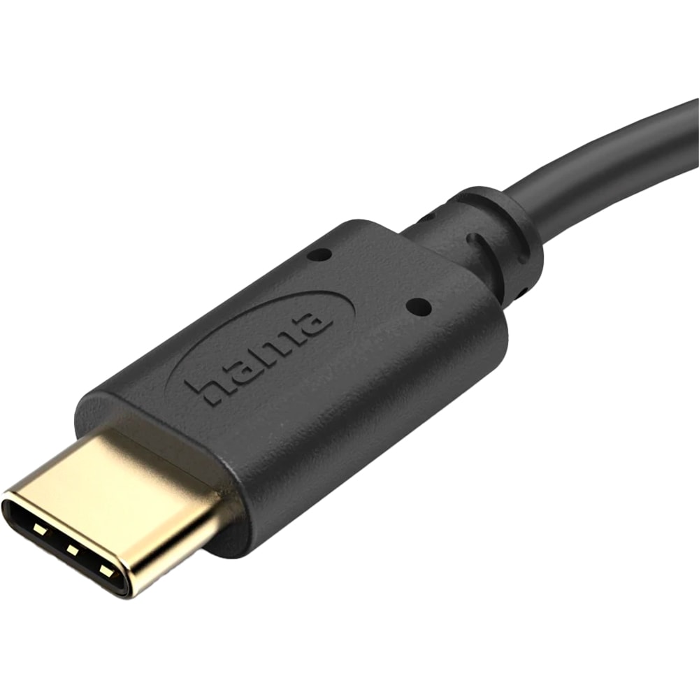 Cablu date HAMA 201706, USB-C - USB-C, 0.5 m, negru