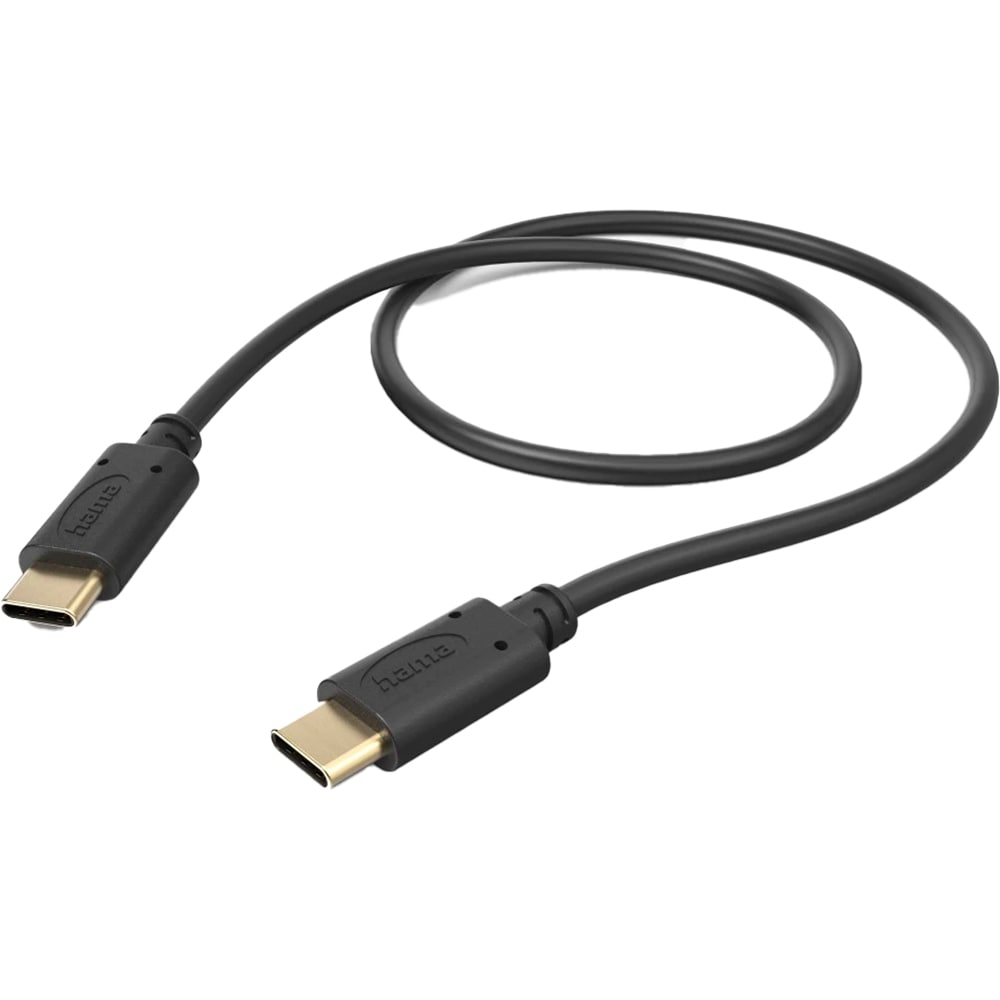 Cablu date HAMA 201706, USB-C - USB-C, 0.5 m, negru