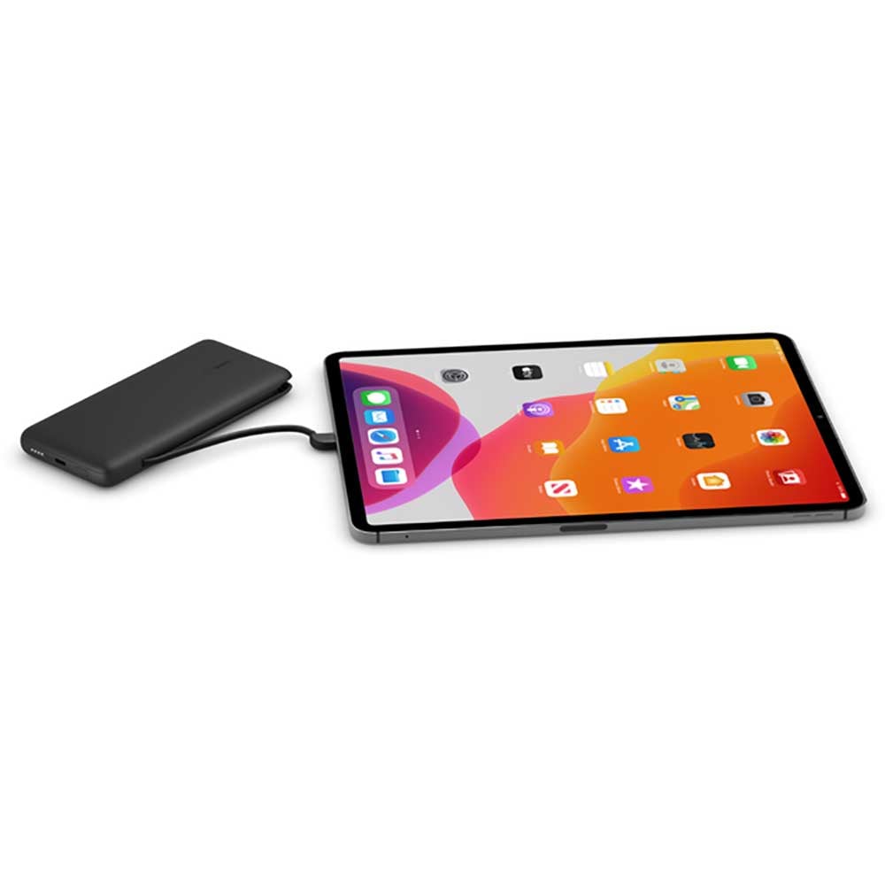 Baterie externa BELKIN BPB006btBLK, 10000mAh, 2x USB-C 18W, 1x Lightning 18W, negru