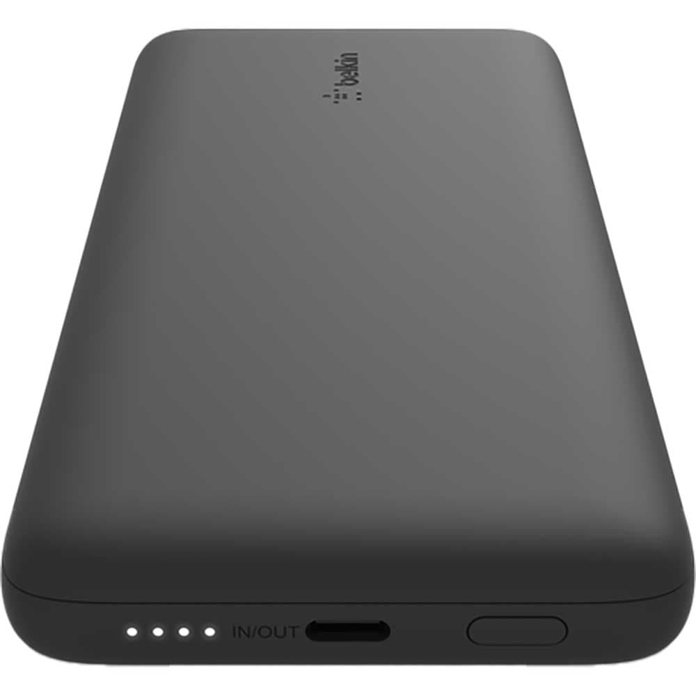 Baterie externa BELKIN BPB006btBLK, 10000mAh, 2x USB-C 18W, 1x Lightning 18W, negru