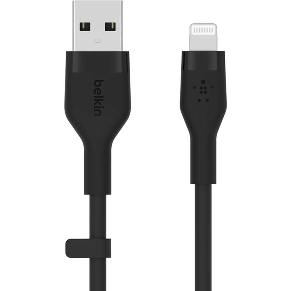 Cablu date BELKIN CAA008bt1MBK, USB-A - Lightning, 1m, negru