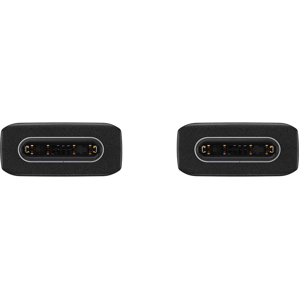 Cablu date SAMSUNG EP-DA705BBEGWW, USB-C - USB-C, 1m, negru