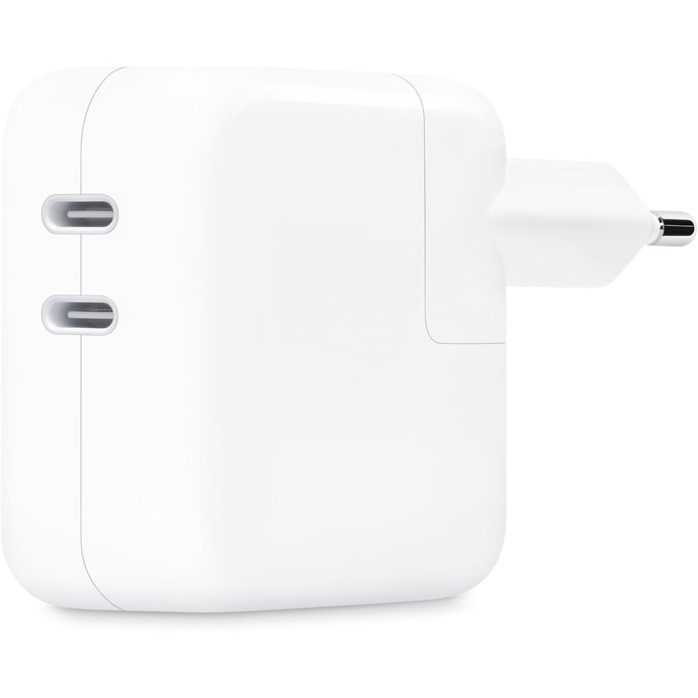 Incarcator retea APPLE MW2K3ZM/A, 2x USB-C, 35W, alb
