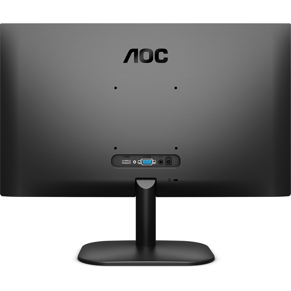 Monitor LED VA AOC 24B2XDAM, 23.8", Full HD, 75Hz, Flicker Free, negru