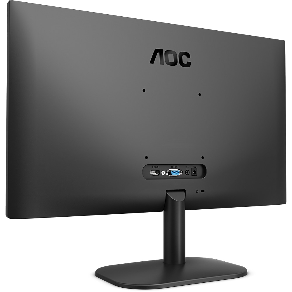 Monitor LED VA AOC 24B2XDAM, 23.8", Full HD, 75Hz, Flicker Free, negru