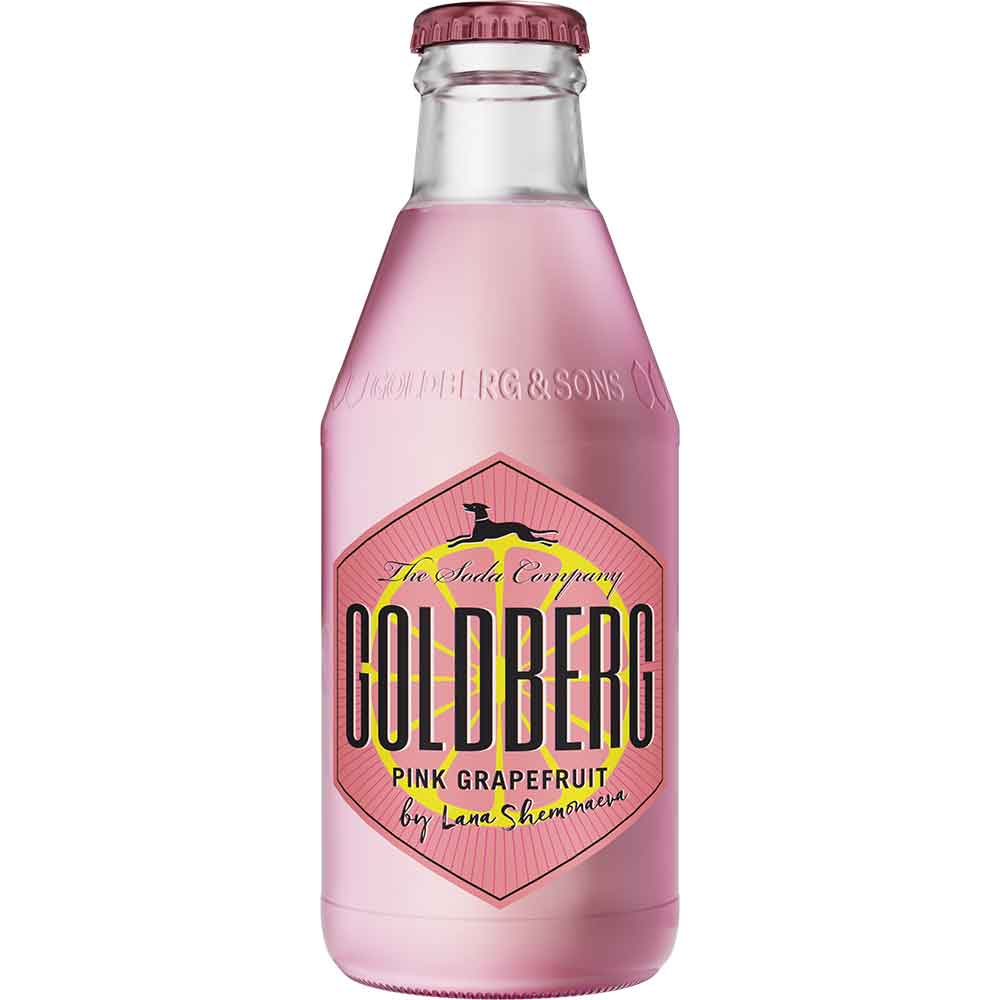 Apa tonica Goldberg Pink Grapefruit bax 0.2L x 24 sticle