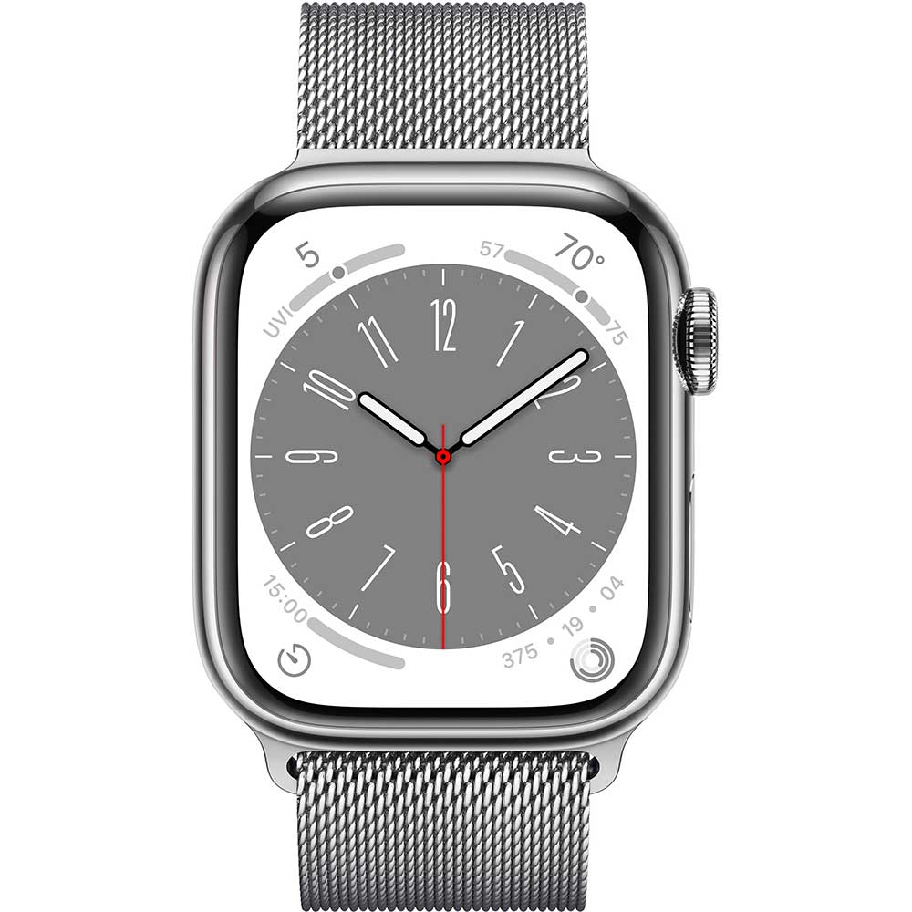 APPLE Watch Series 8, GPS, 41mm Midnight Aluminium Case, Midnight Sport Band