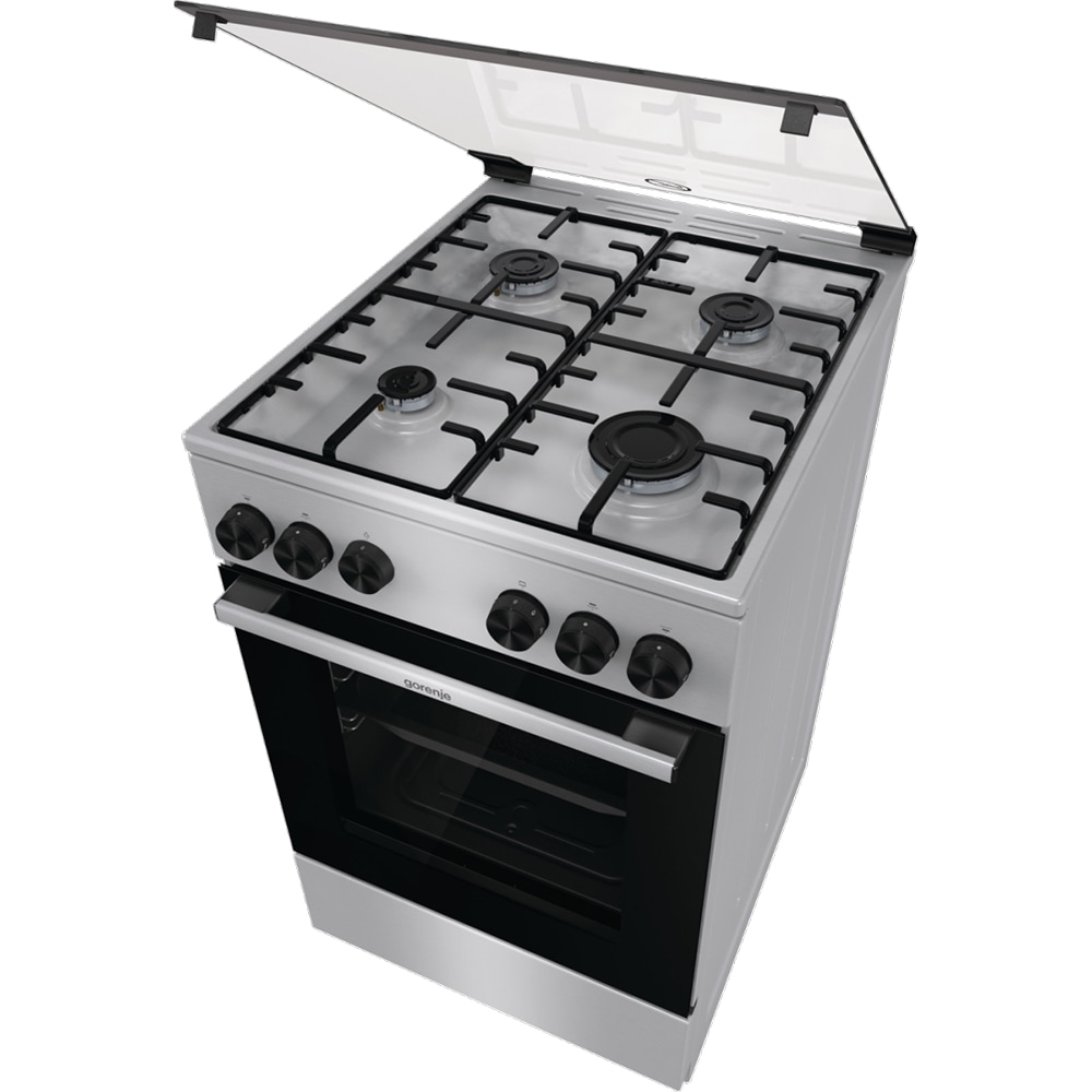 Aragaz GORENJE GGI5A22XH, 4 arzatoare, gaz, L 50 cm, inox