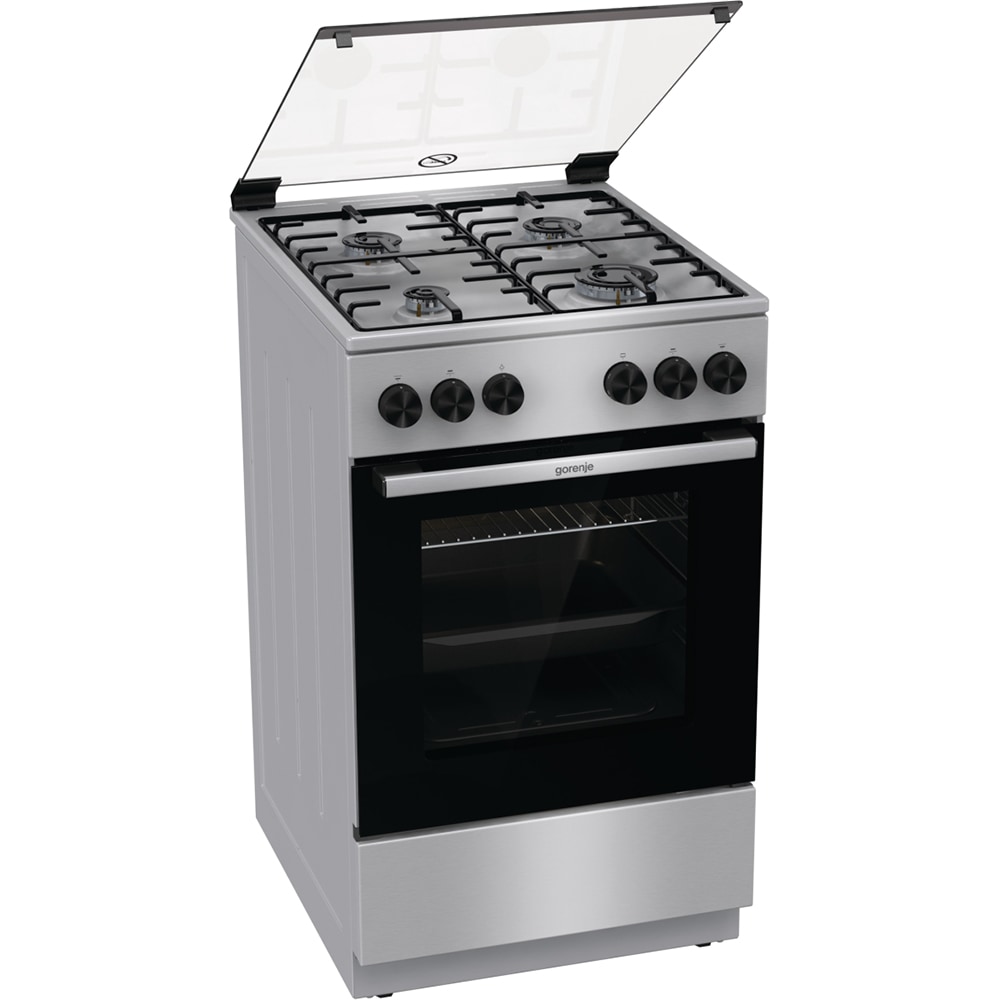 Aragaz GORENJE GGI5A22XH, 4 arzatoare, gaz, L 50 cm, inox
