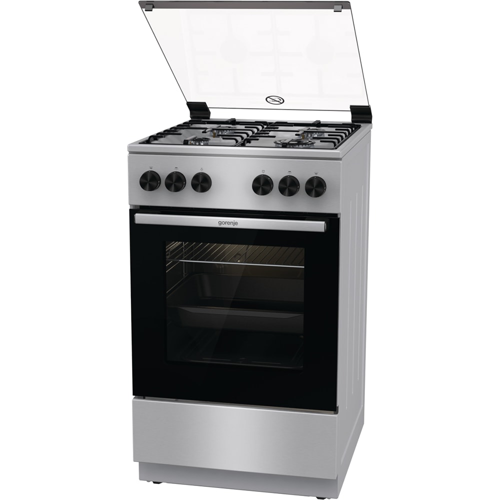 Aragaz GORENJE GGI5A22XH, 4 arzatoare, gaz, L 50 cm, inox
