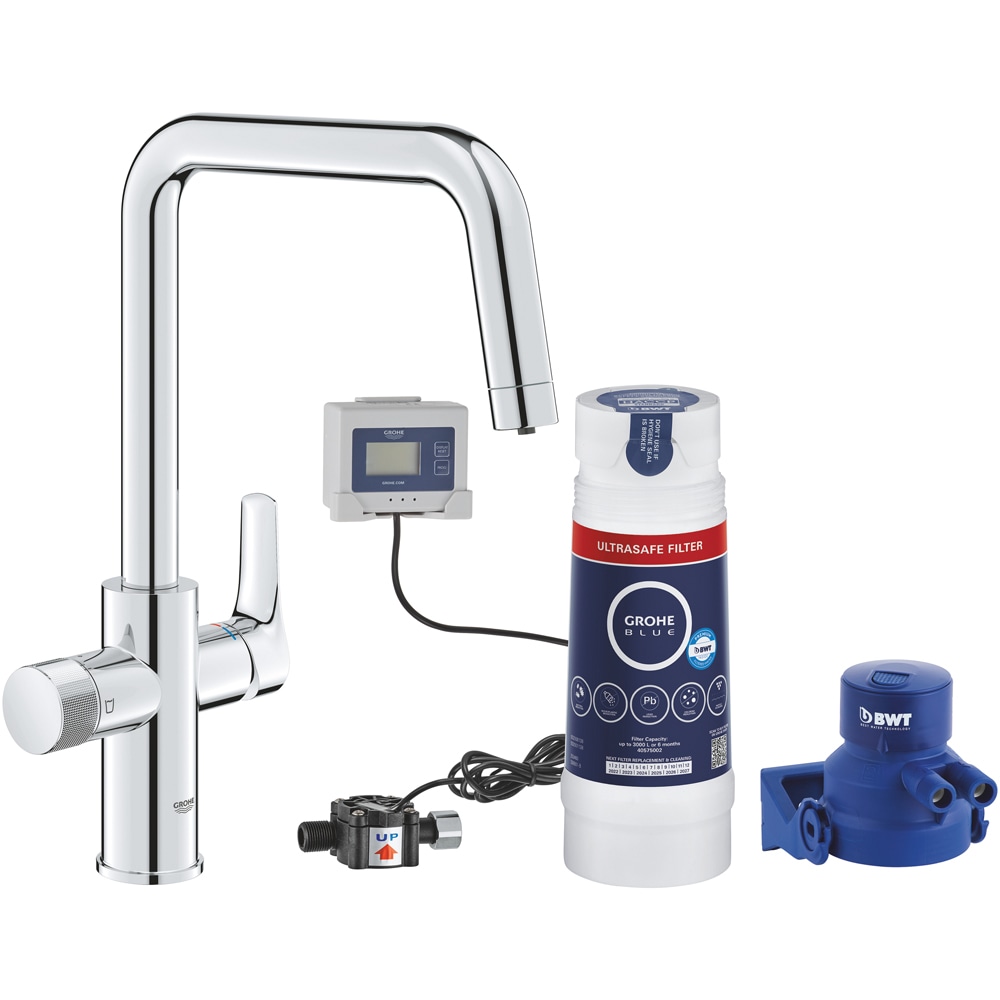 Baterie bucatarie GROHE Blue Pure Start 30594000, alama sanitara, crom