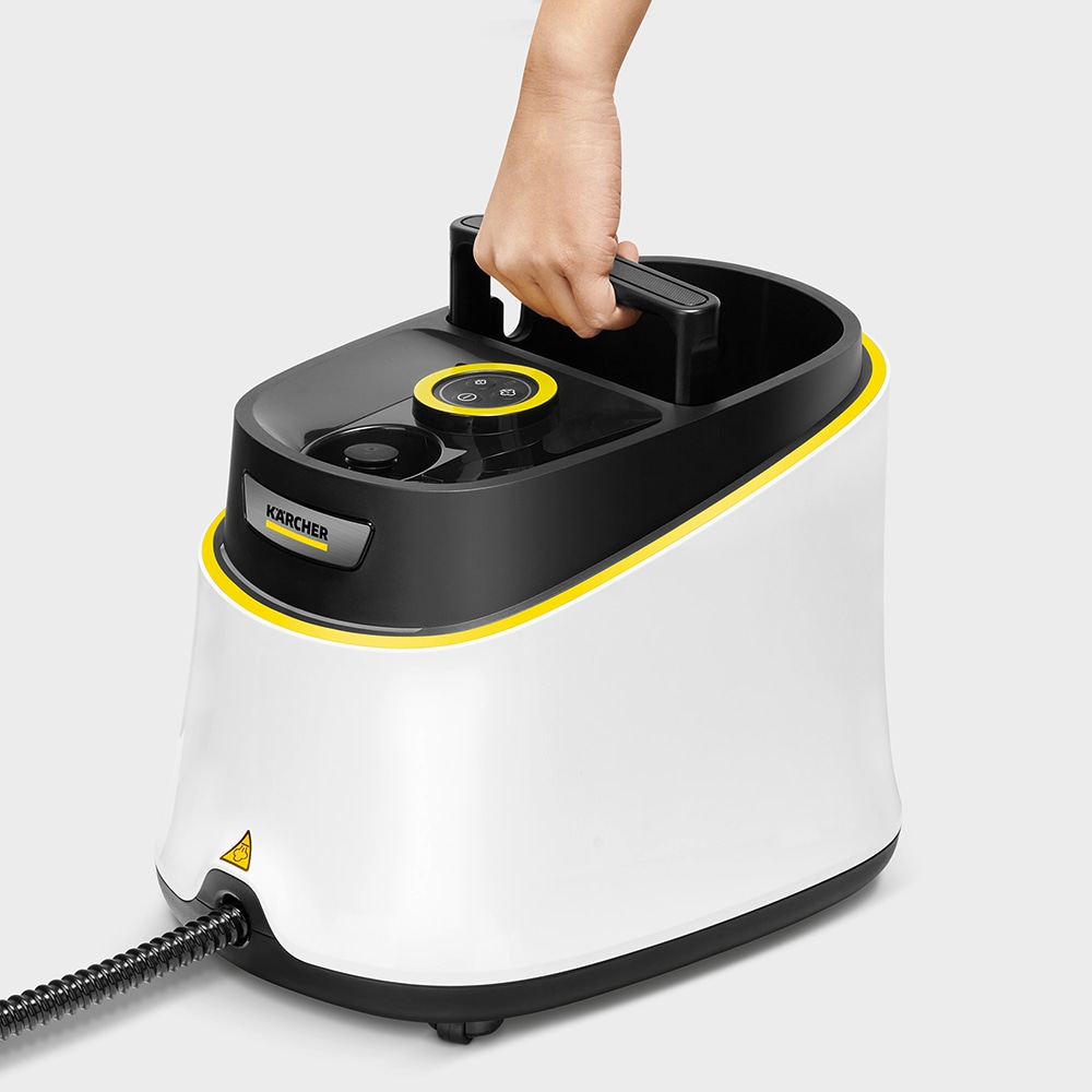 Aparat de curatat cu abur KARCHER SC3 Deluxe 15134300, 1l, 1900W, alb-negru