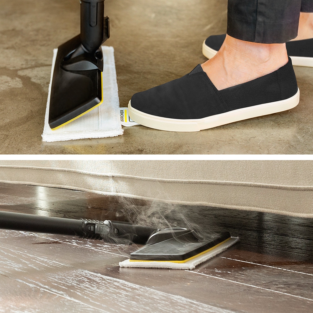 Aparat de curatat cu abur KARCHER SC 2 Upright 15135000, 0.4l, 1600W, alb-negru