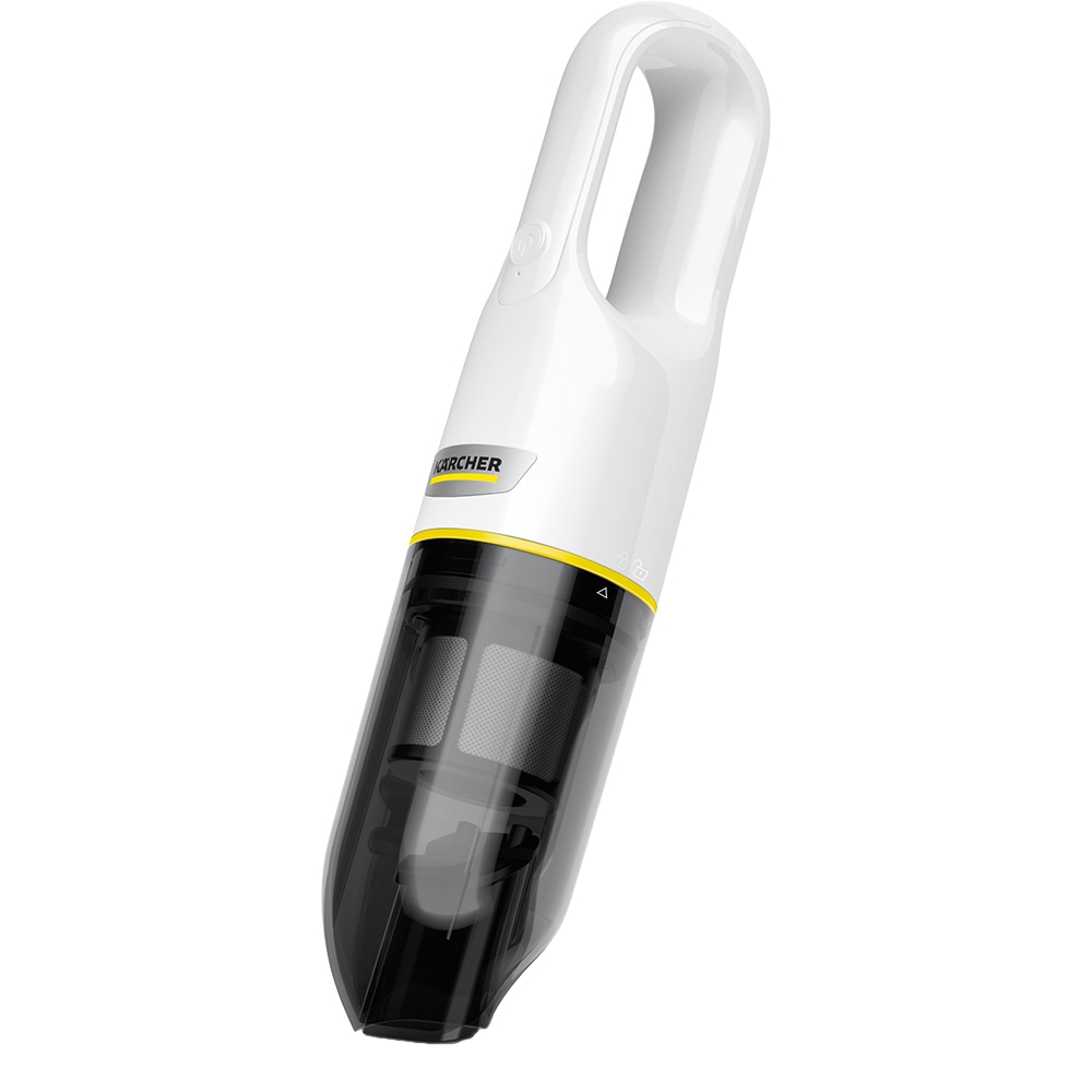 Aspirator de mana KARCHER CVH 2, 0.15l, 7.2V, autonomie max 10 min, alb-negru