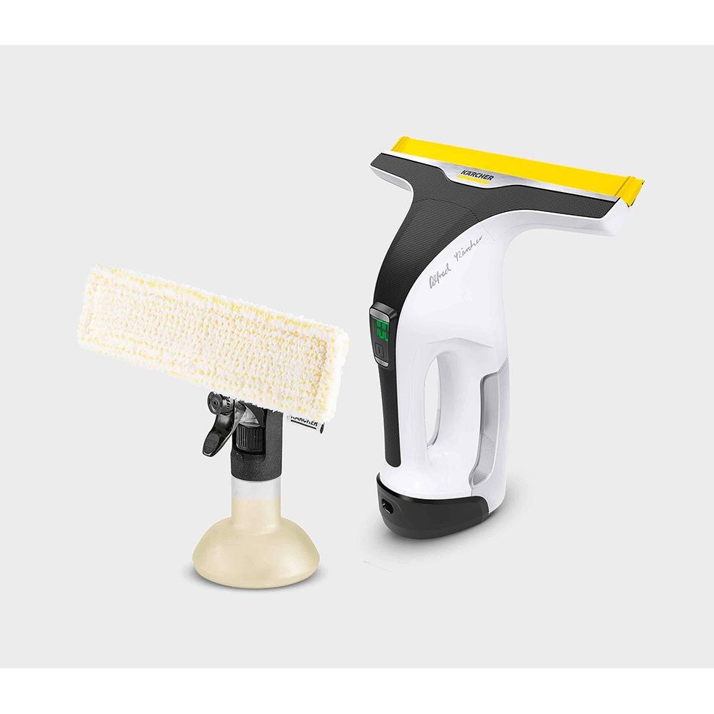 Aspirator geamuri KARCHER WV 7 Signature Line WV7SIGLINEEU, 0.15l, 3.6V, autonomie max 100 min, alb-negru
