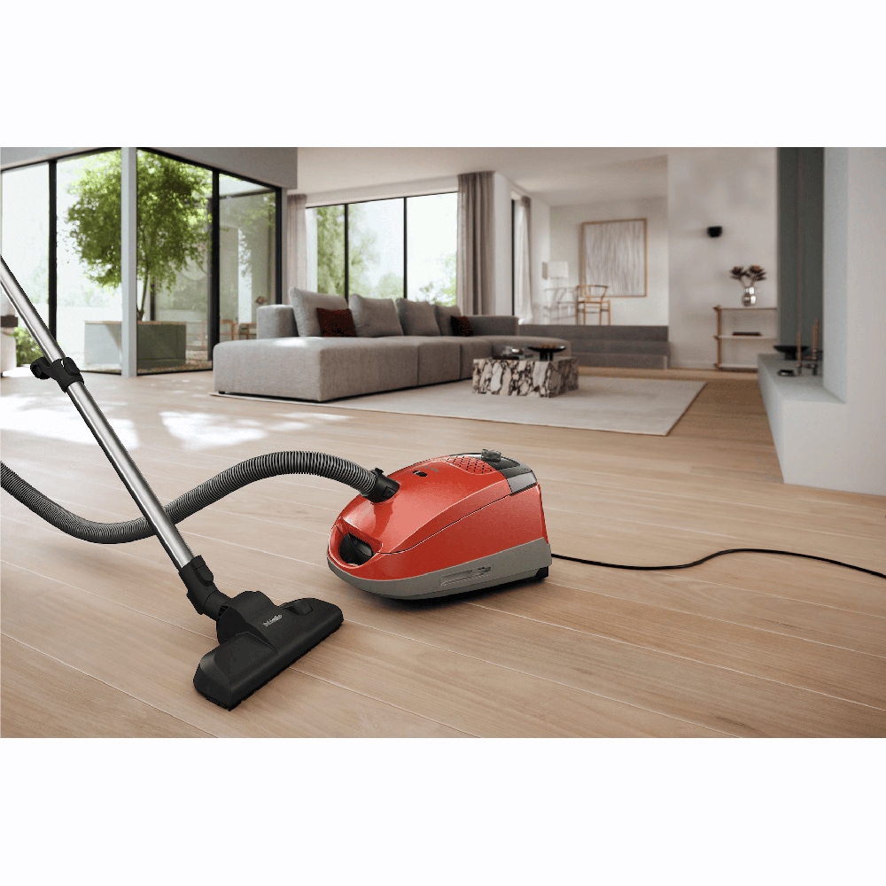 Aspirator cu sac MIELE Guard S1 Junior 12558560, 3.5l, 890W, 76dB, rosu-negru