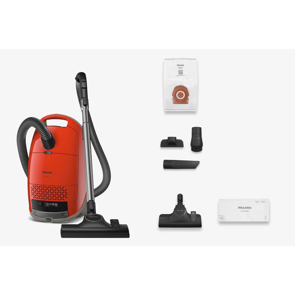 Aspirator cu sac MIELE Guard M1 12562160, 4.5l, 890W, 77dB, rosu-negru
