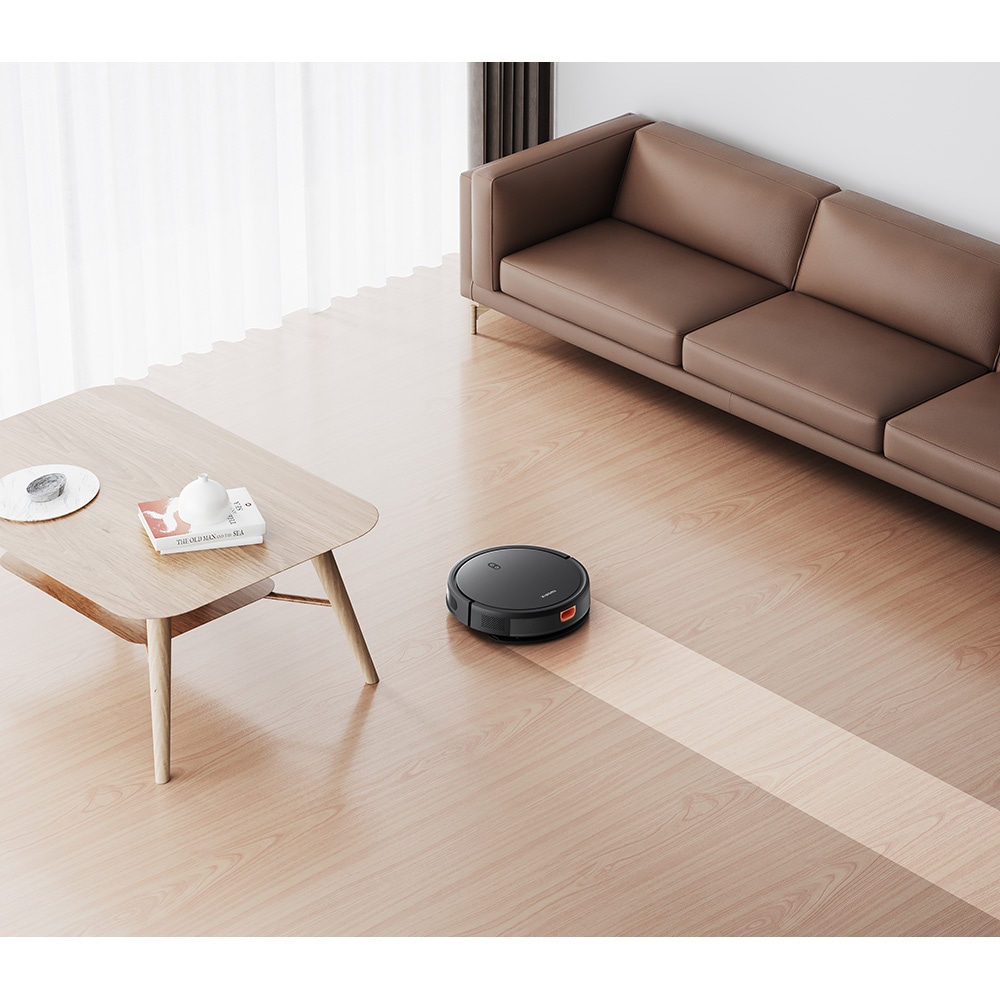Aspirator robot XIAOMI E10C BHR7725EU, 0.4l, 14.4V, autonomie max 110 min, Wi-Fi, functie mop, negru