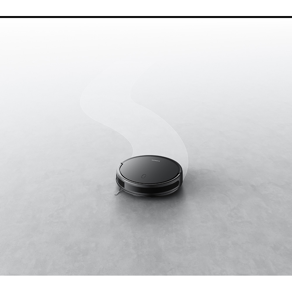 Aspirator robot XIAOMI E10C BHR7725EU, 0.4l, 14.4V, autonomie max 110 min, Wi-Fi, functie mop, negru