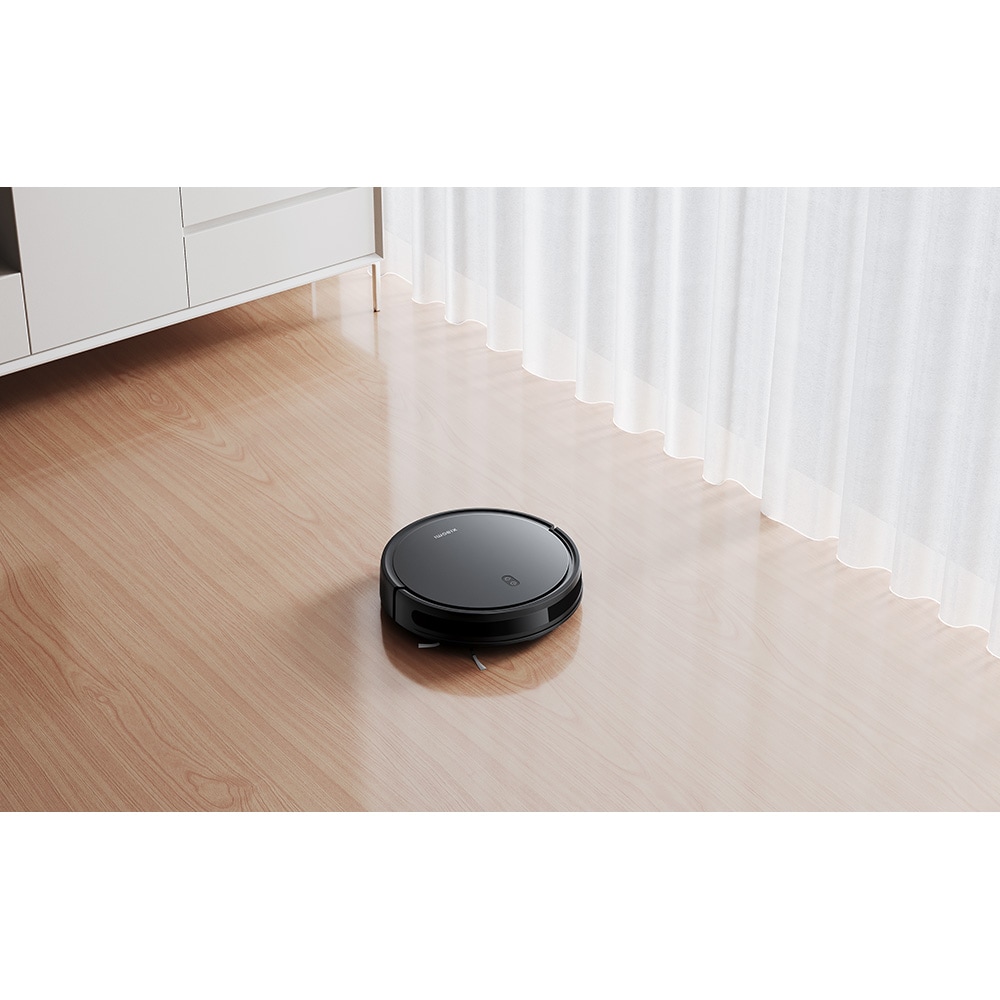 Aspirator robot XIAOMI E10C BHR7725EU, 0.4l, 14.4V, autonomie max 110 min, Wi-Fi, functie mop, negru