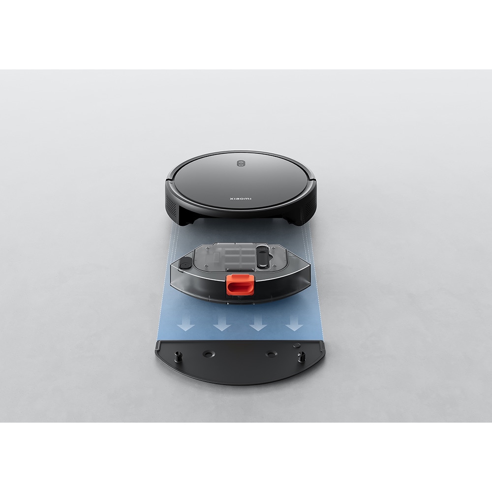 Aspirator robot XIAOMI E10C BHR7725EU, 0.4l, 14.4V, autonomie max 110 min, Wi-Fi, functie mop, negru