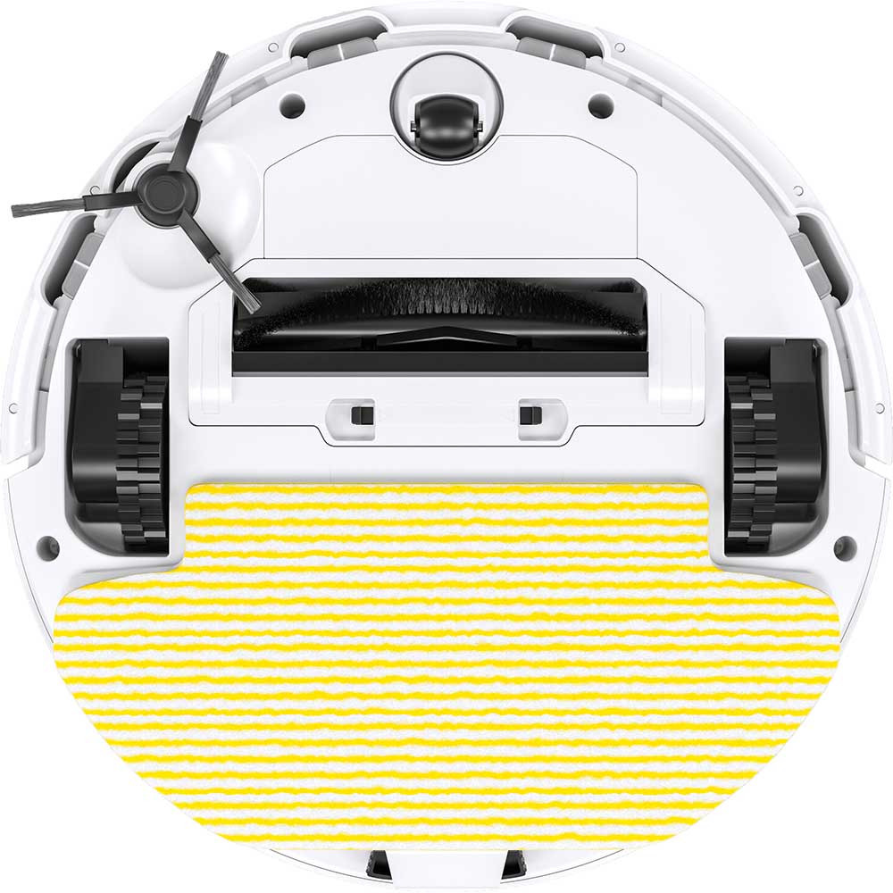 Aspirator robot KARCHER RCV 3, 0.5l, 14.8V, autonomie max 120 min, Wi-Fi, Navigare Lidar, alb-argintiu