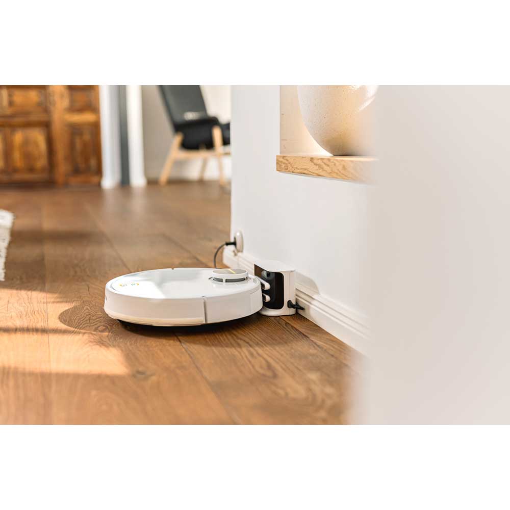 Aspirator robot KARCHER RCV 3, 0.5l, 14.8V, autonomie max 120 min, Wi-Fi, Navigare Lidar, alb-argintiu