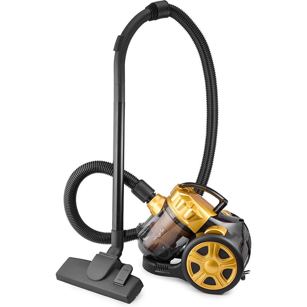 Aspirator fara sac MYRIA MY4558GD, 1.5l, 700W, 80dB, galben-negru 