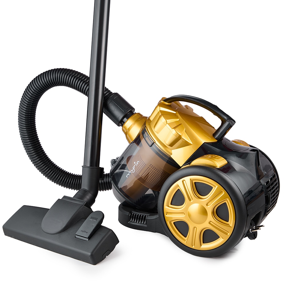 Aspirator fara sac MYRIA MY4558GD, 1.5l, 700W, 80dB, galben-negru 