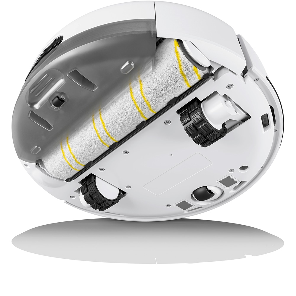 Aspirator robot KARCHER RCF 3, 0.115l, 14.4V, autonomie max 120 min, Navigare Lidar, functie mop, alb-negru