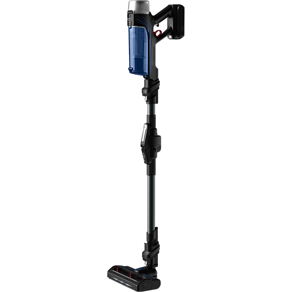 Aspirator vertical ROWENTA X-Force Flex 9.60 Aqua RH20C0WO, 0.4l, 18V, autonomie max 45 min, albastru-argintiu