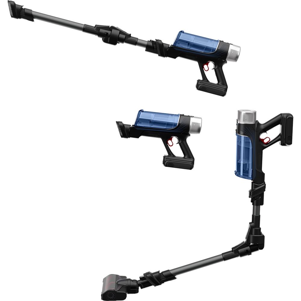 Aspirator vertical ROWENTA X-Force Flex 9.60 Aqua RH20C0WO, 0.4l, 18V, autonomie max 45 min, albastru-argintiu