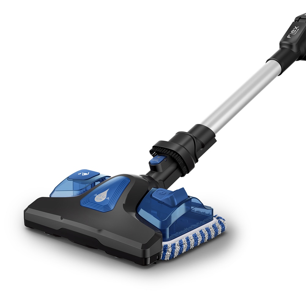 Aspirator vertical ROWENTA X-Force Flex 9.60 Aqua RH20C0WO, 0.4l, 18V, autonomie max 45 min, albastru-argintiu