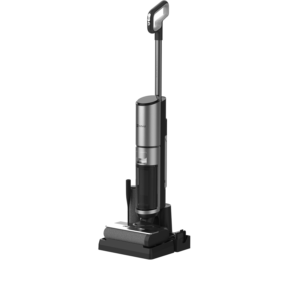 Aspirator vertical EZVIZ RH2, 0.75l, 21.6V, autonomie max 40 min, iluminare LED, argintiu-negru